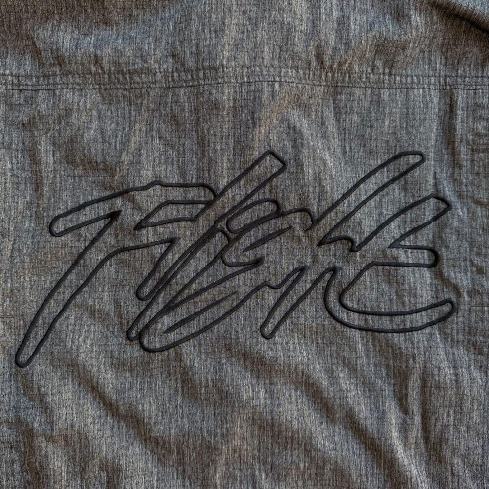Vintage Nike Air Mens Jordan Flight Track Jacket Full Zip Medium Grey Fit Dry - Picture 9 of 16